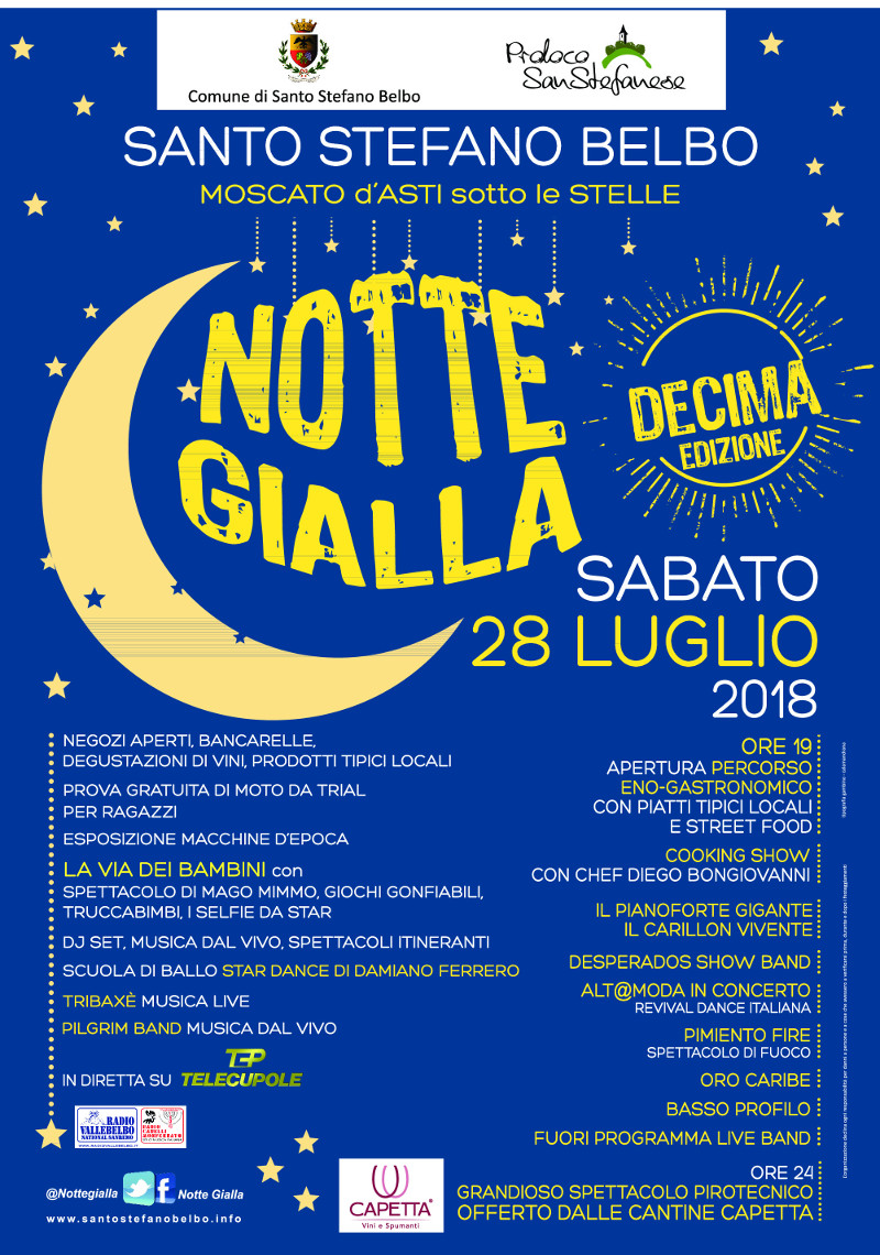 Notte Gialla Santo Stefano Belbo